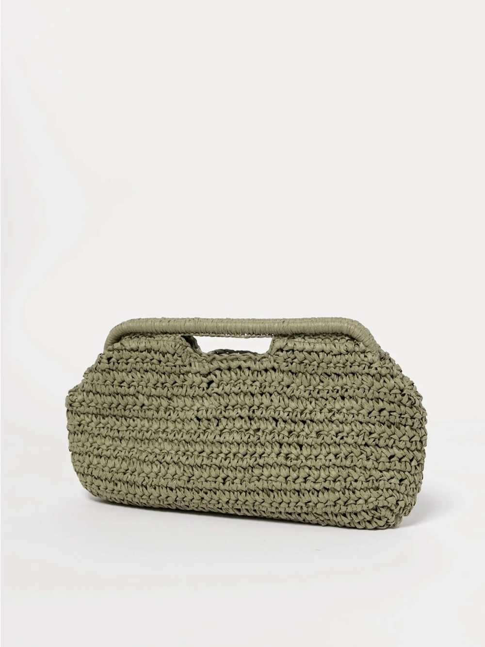 Urban Expression Olive Sage Green Lani Paper Clutch